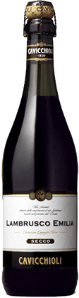 Cavicchioli Lambrusco Emilia Rosso Secco IGT Emiliana