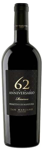 62 Anniversario Riserva Primitivo di Manduria San Marzano